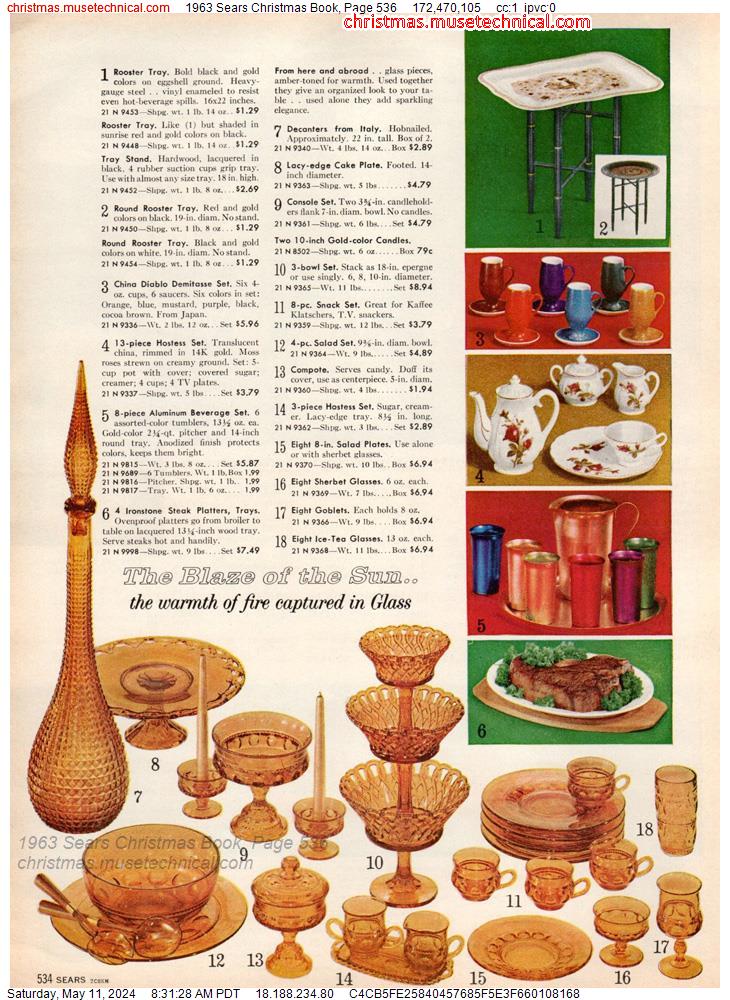 1963 Sears Christmas Book, Page 536
