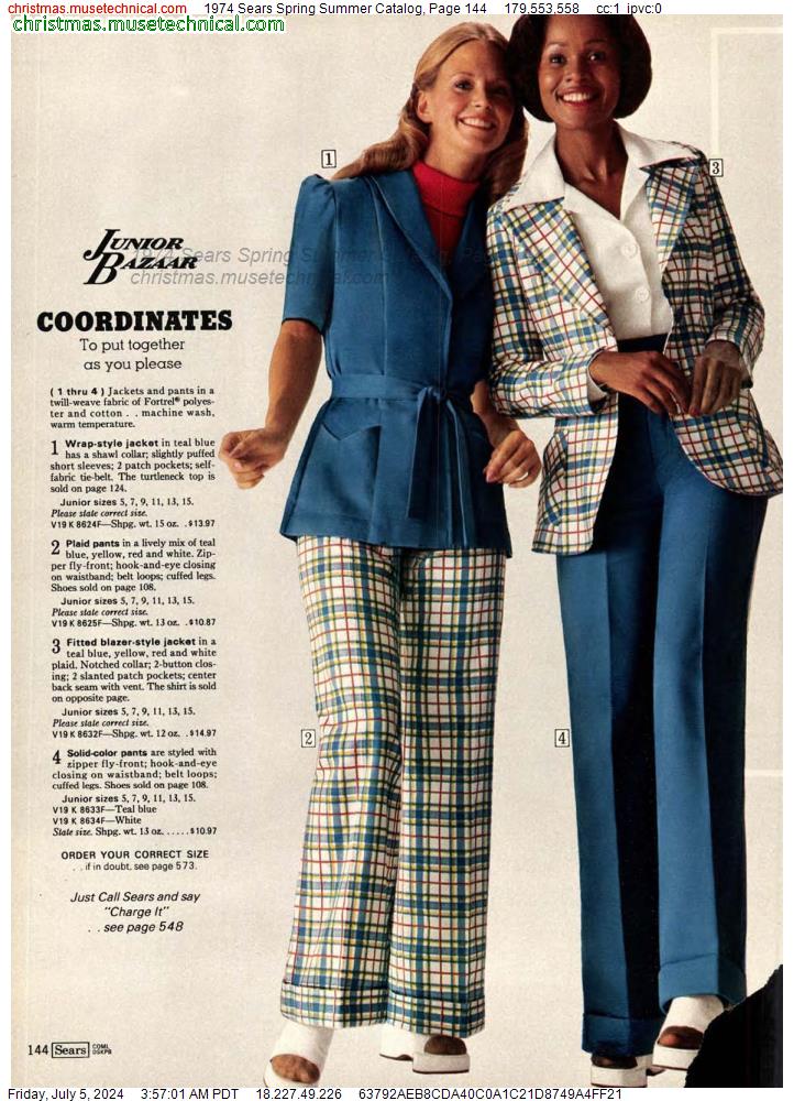 1974 Sears Spring Summer Catalog, Page 144