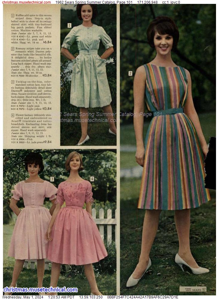 1962 Sears Spring Summer Catalog, Page 101