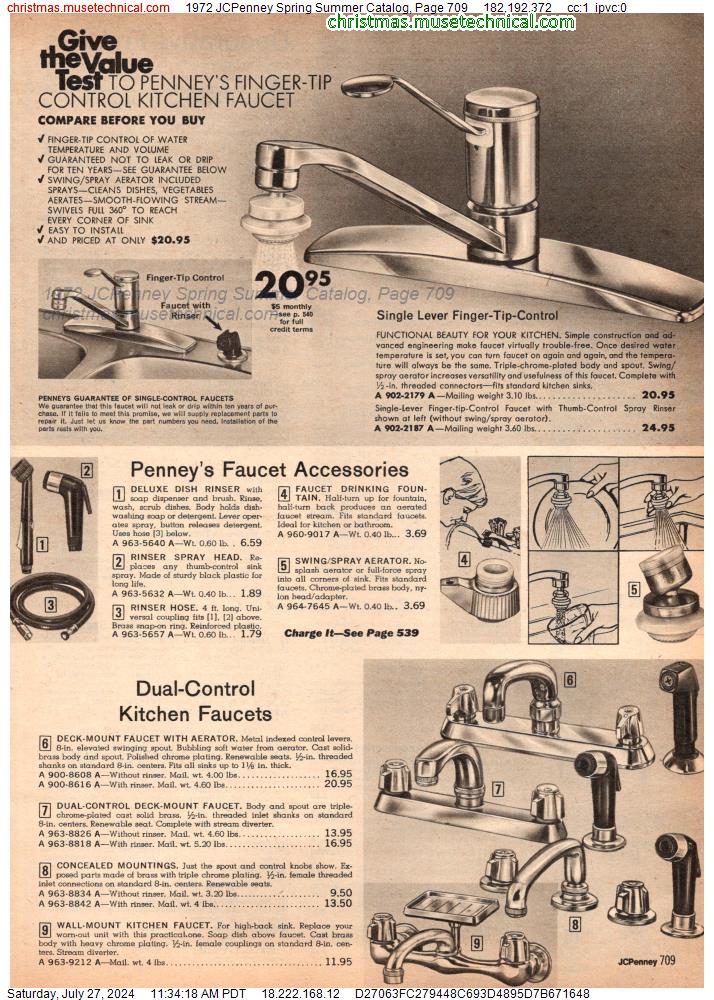 1972 JCPenney Spring Summer Catalog, Page 709