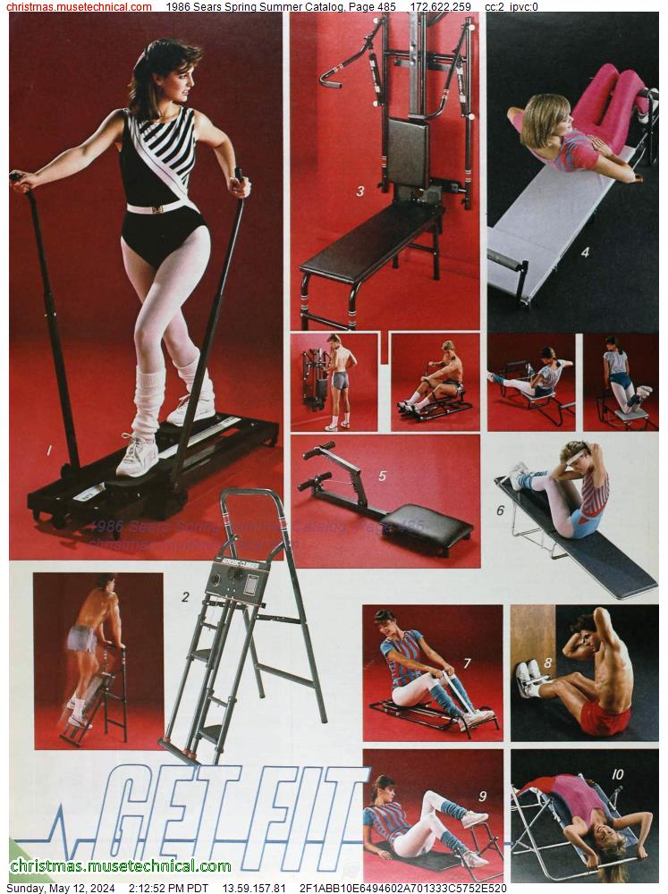 1986 Sears Spring Summer Catalog, Page 485