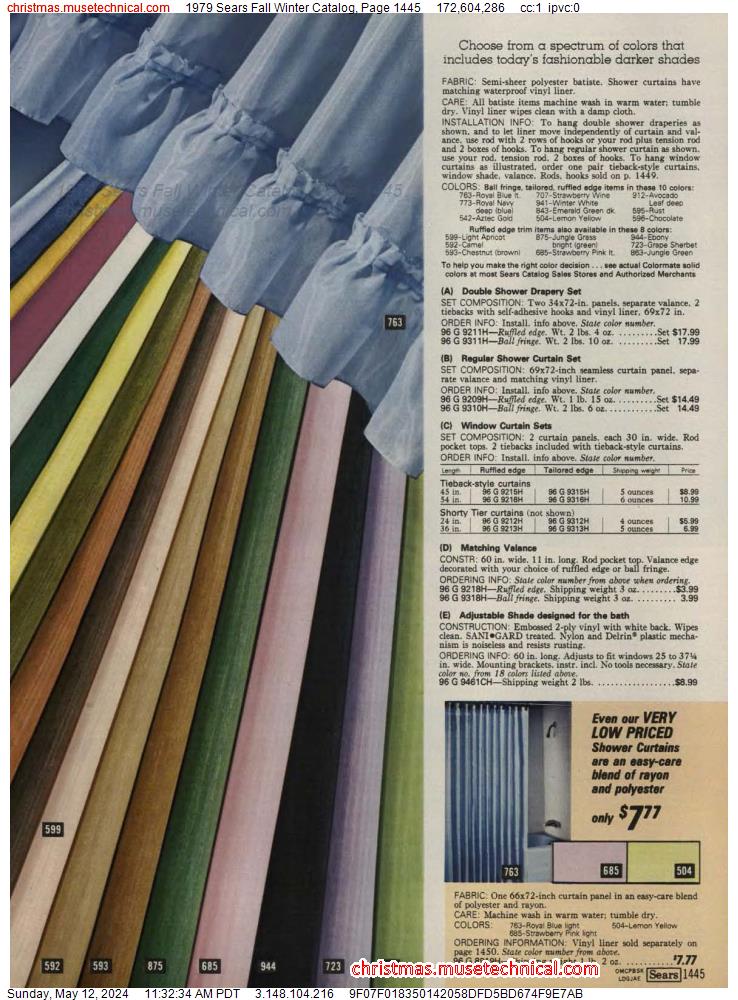 1979 Sears Fall Winter Catalog, Page 1445