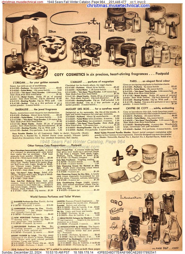 1948 Sears Fall Winter Catalog, Page 964