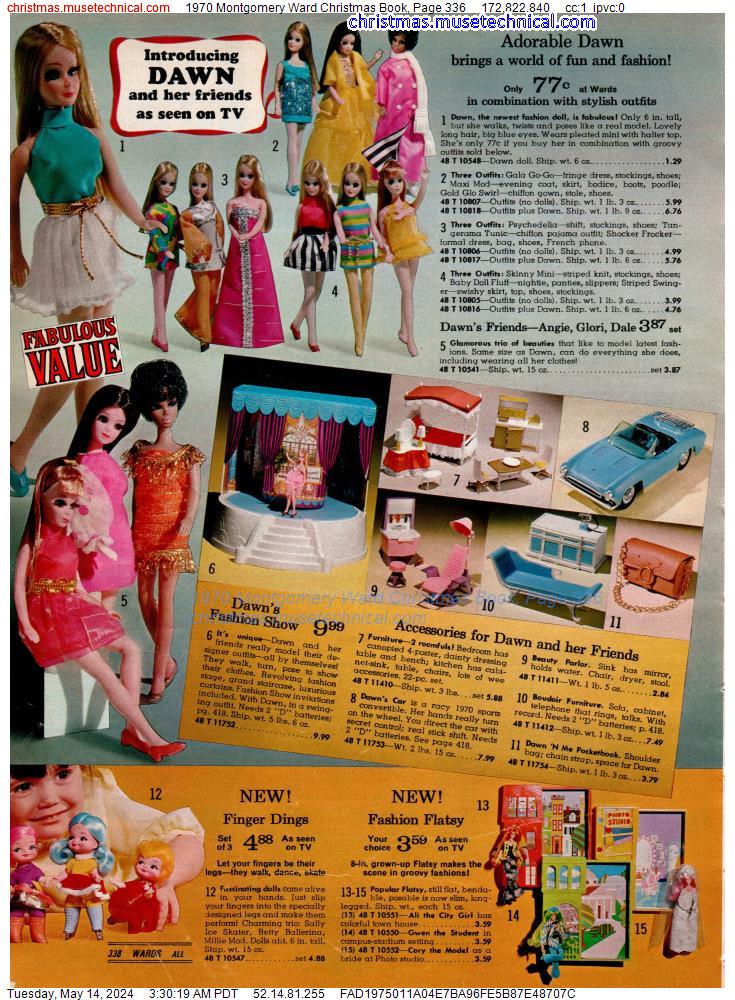 1970 Montgomery Ward Christmas Book, Page 336
