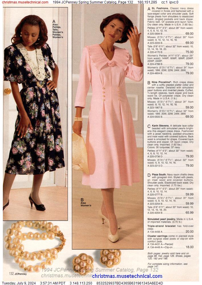 1994 JCPenney Spring Summer Catalog, Page 132