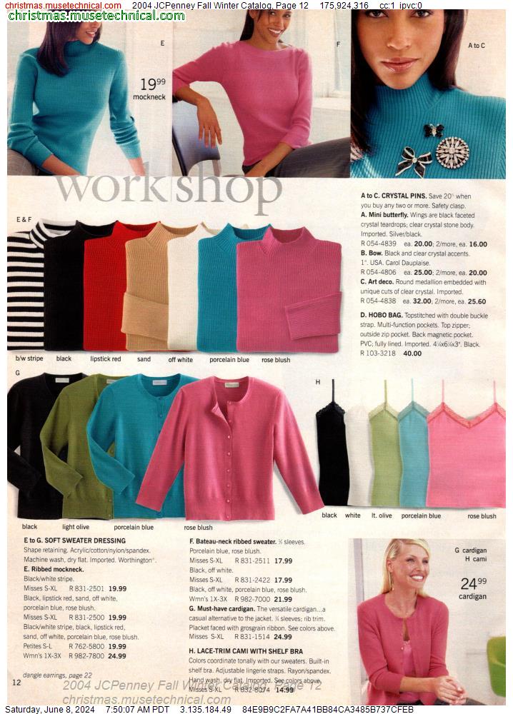 2004 JCPenney Fall Winter Catalog, Page 12