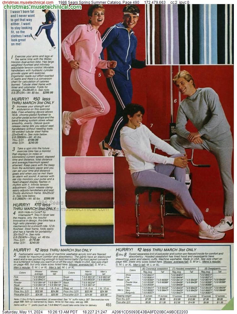1986 Sears Spring Summer Catalog, Page 490