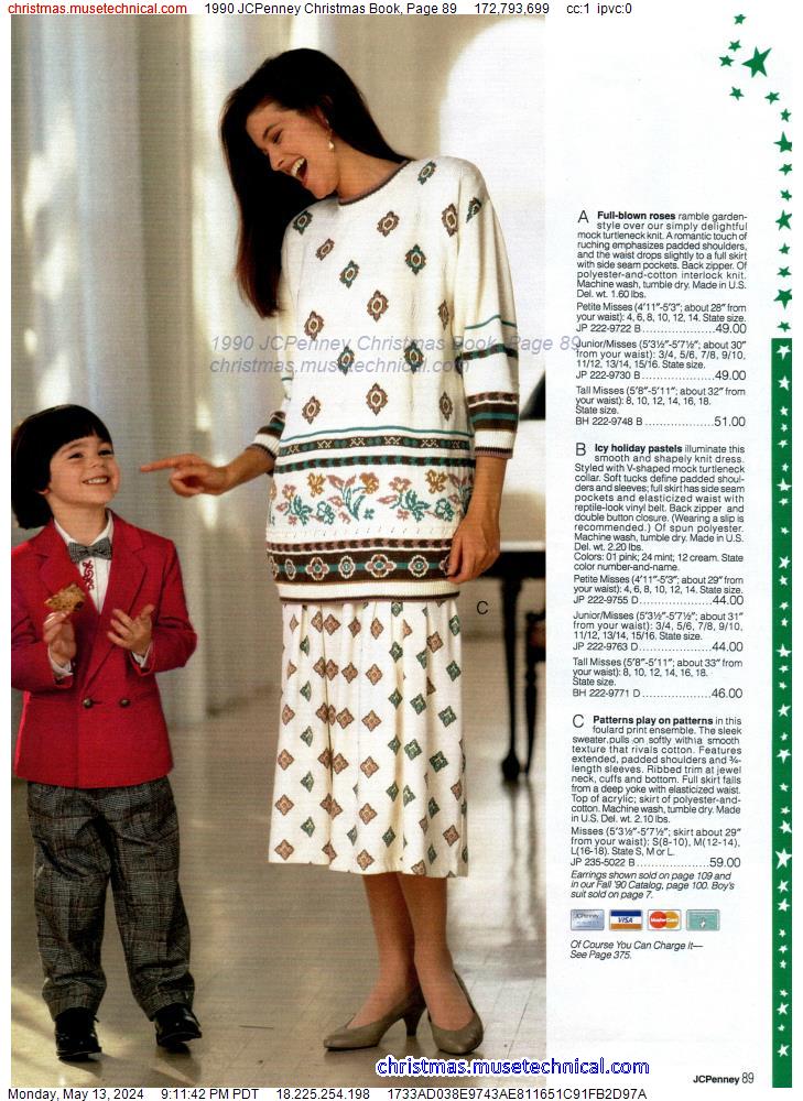 1990 JCPenney Christmas Book, Page 89