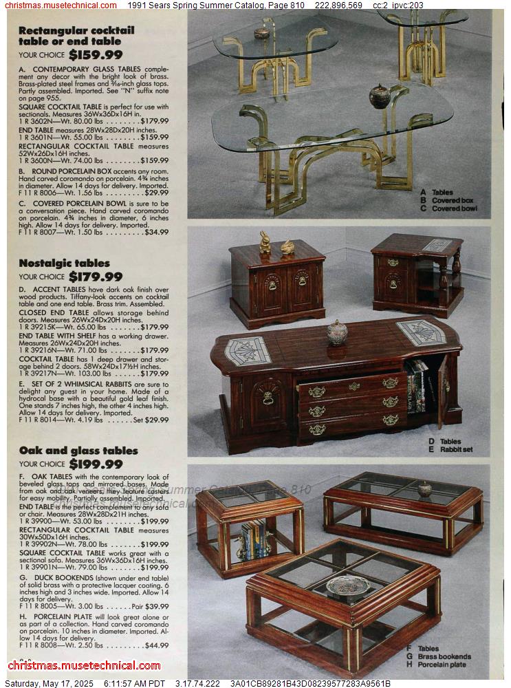 1991 Sears Spring Summer Catalog, Page 810