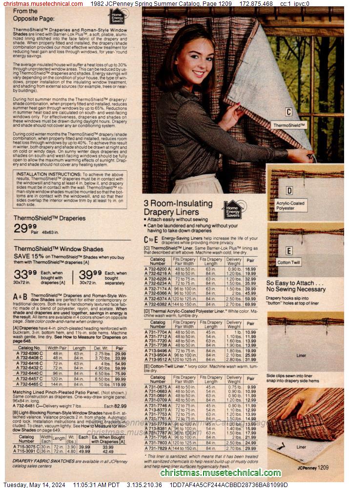 1982 JCPenney Spring Summer Catalog, Page 1209