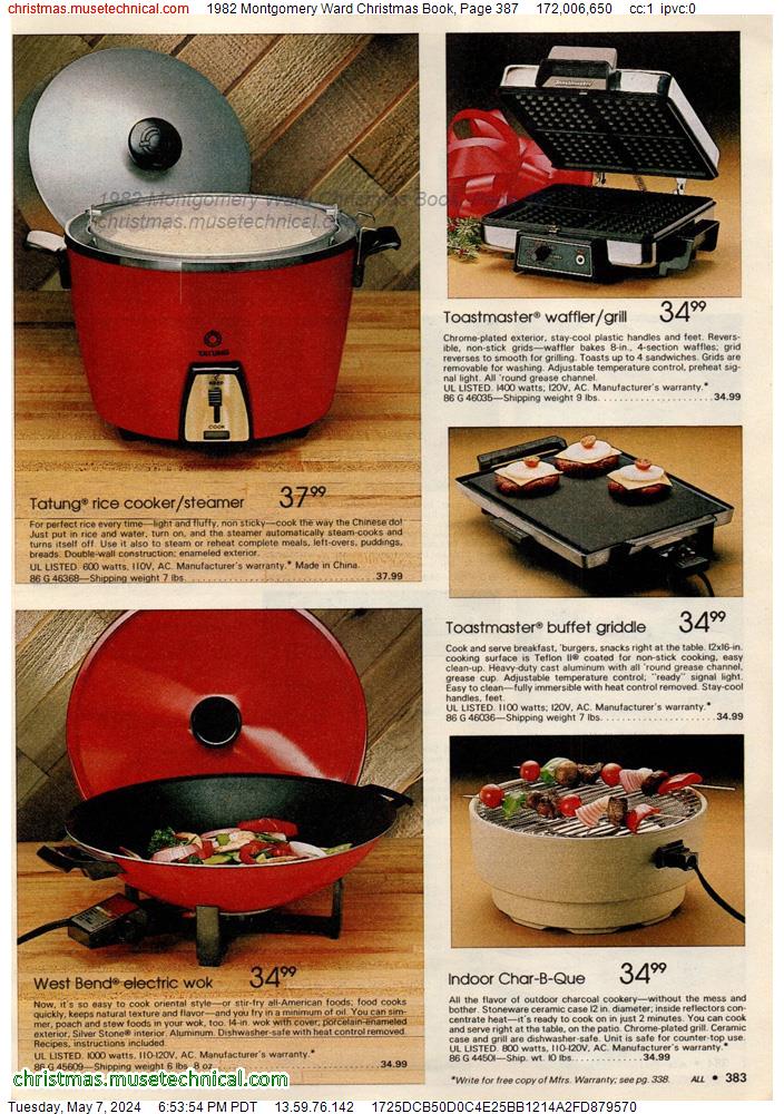 1982 Montgomery Ward Christmas Book, Page 387