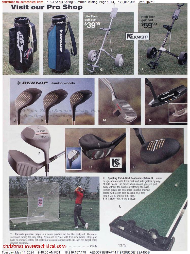 1993 Sears Spring Summer Catalog, Page 1374