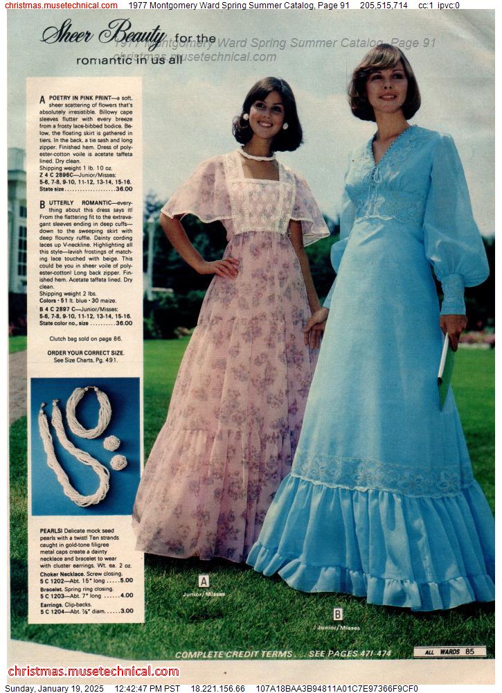 1977 Montgomery Ward Spring Summer Catalog, Page 91 - Catalogs & Wishbooks