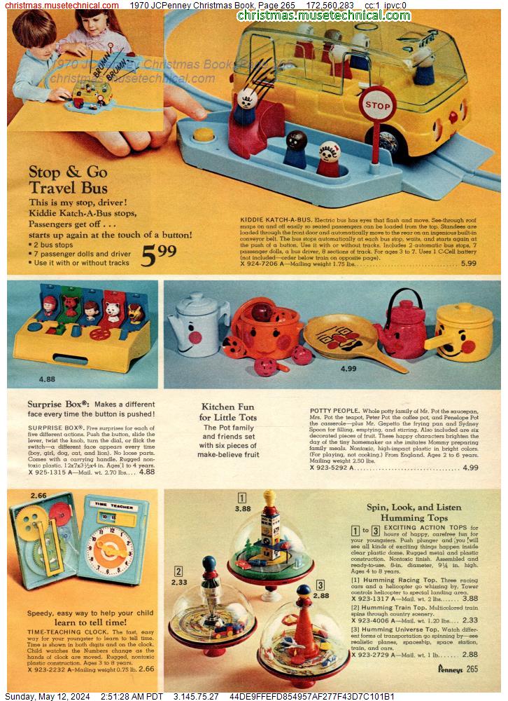1970 JCPenney Christmas Book, Page 265