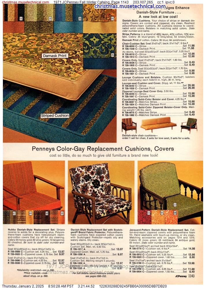 1971 JCPenney Fall Winter Catalog, Page 1143