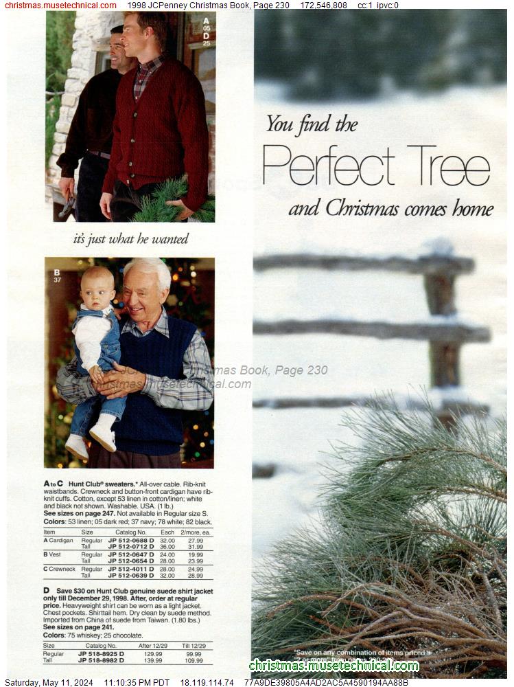1998 JCPenney Christmas Book, Page 230