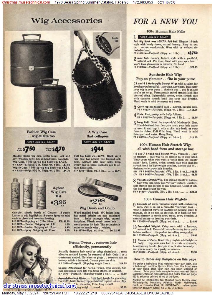1970 Sears Spring Summer Catalog, Page 90