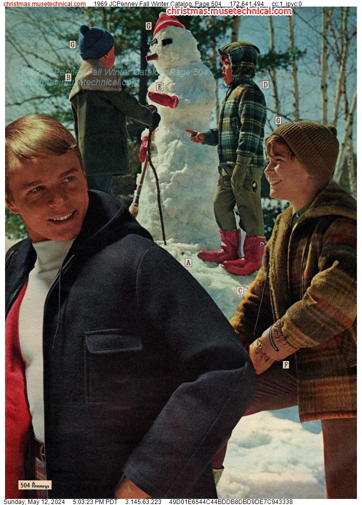 1969 JCPenney Fall Winter Catalog, Page 504