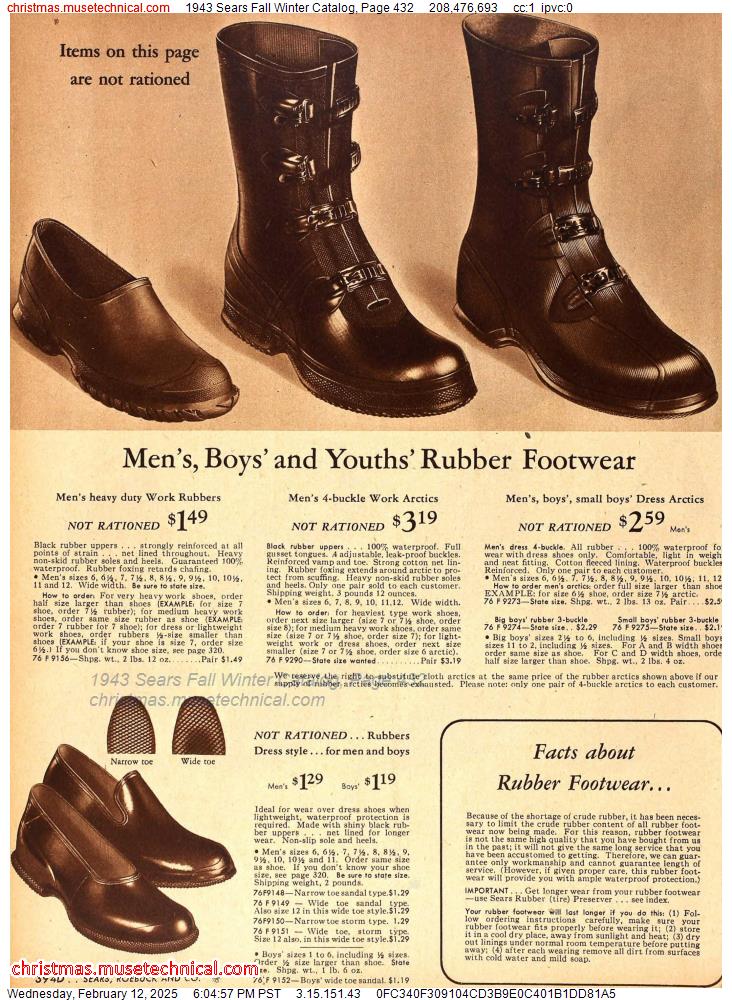 1943 Sears Fall Winter Catalog, Page 432