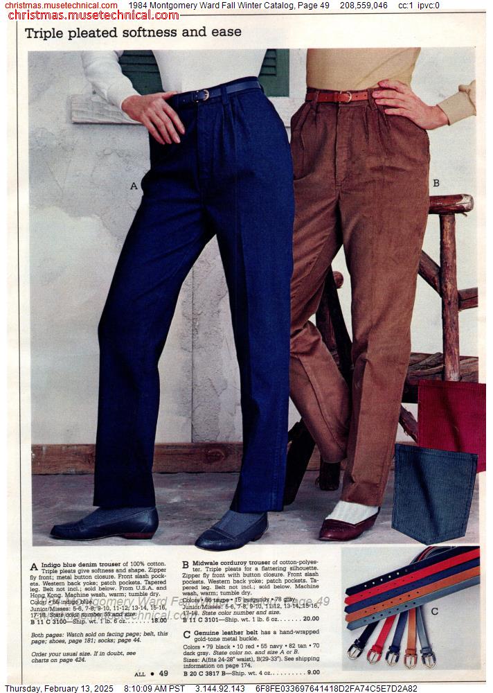 1984 Montgomery Ward Fall Winter Catalog, Page 49