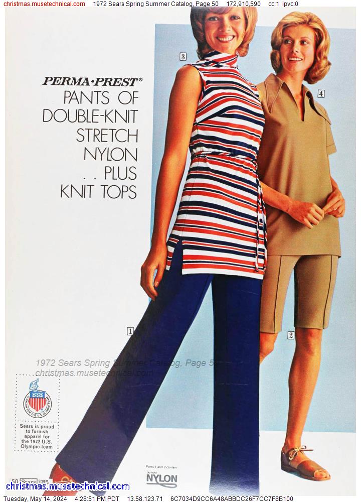 1972 Sears Spring Summer Catalog, Page 50