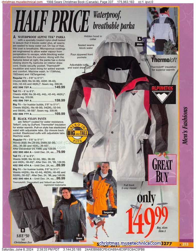 1998 Sears Christmas Book (Canada), Page 337