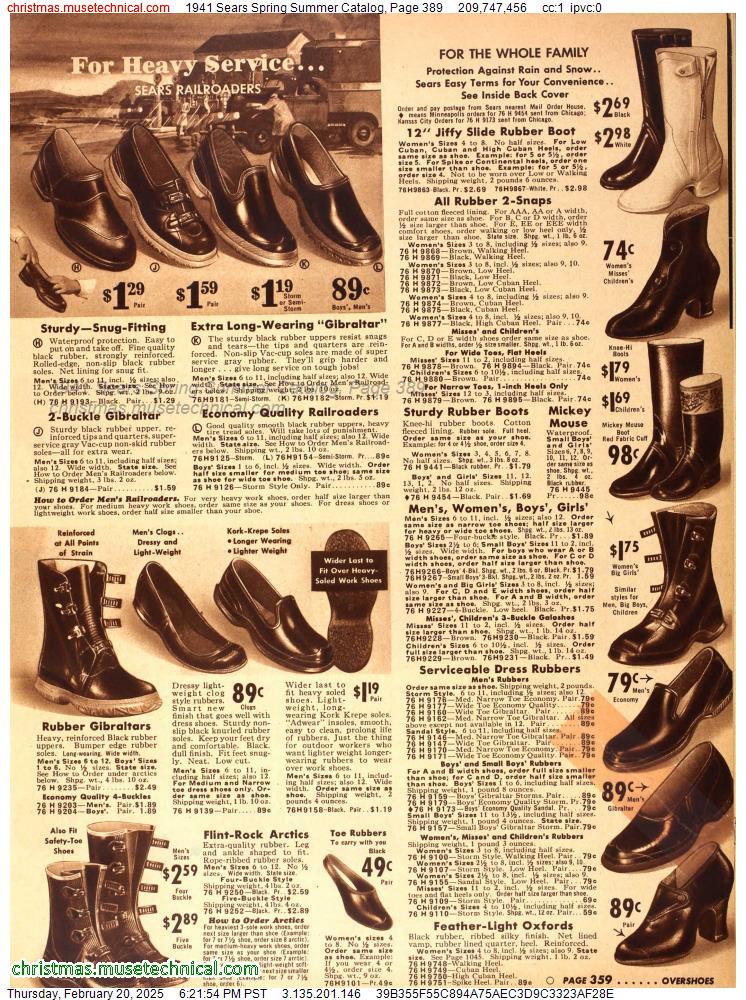 1941 Sears Spring Summer Catalog, Page 389