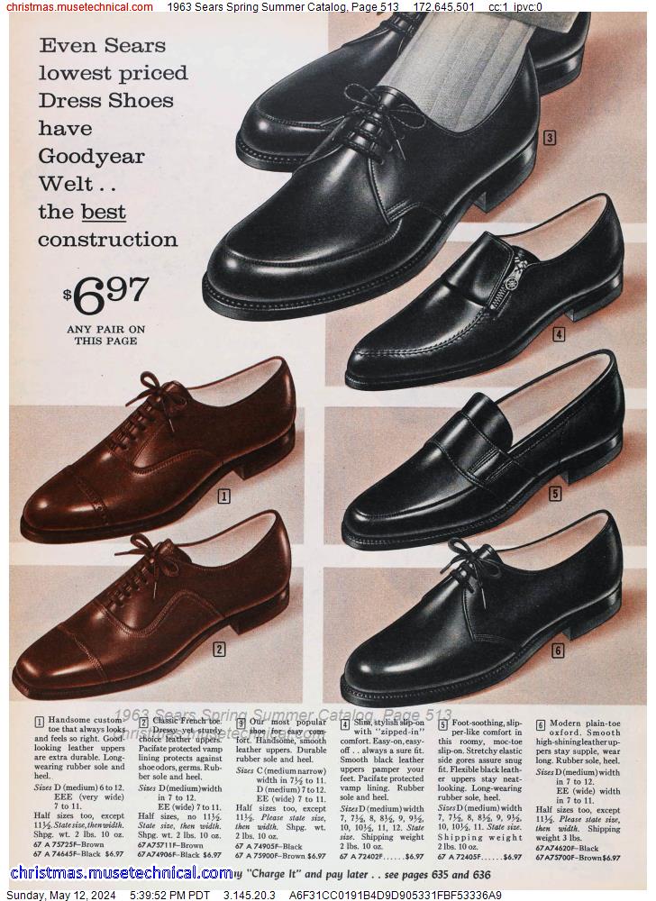 1963 Sears Spring Summer Catalog, Page 513