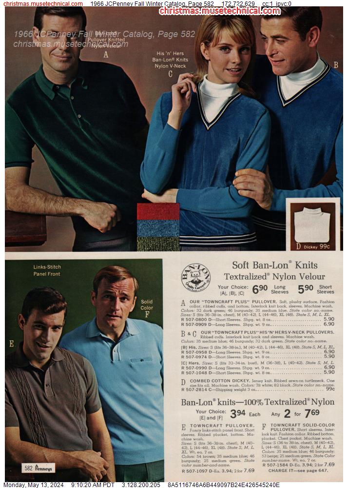 1966 JCPenney Fall Winter Catalog, Page 582
