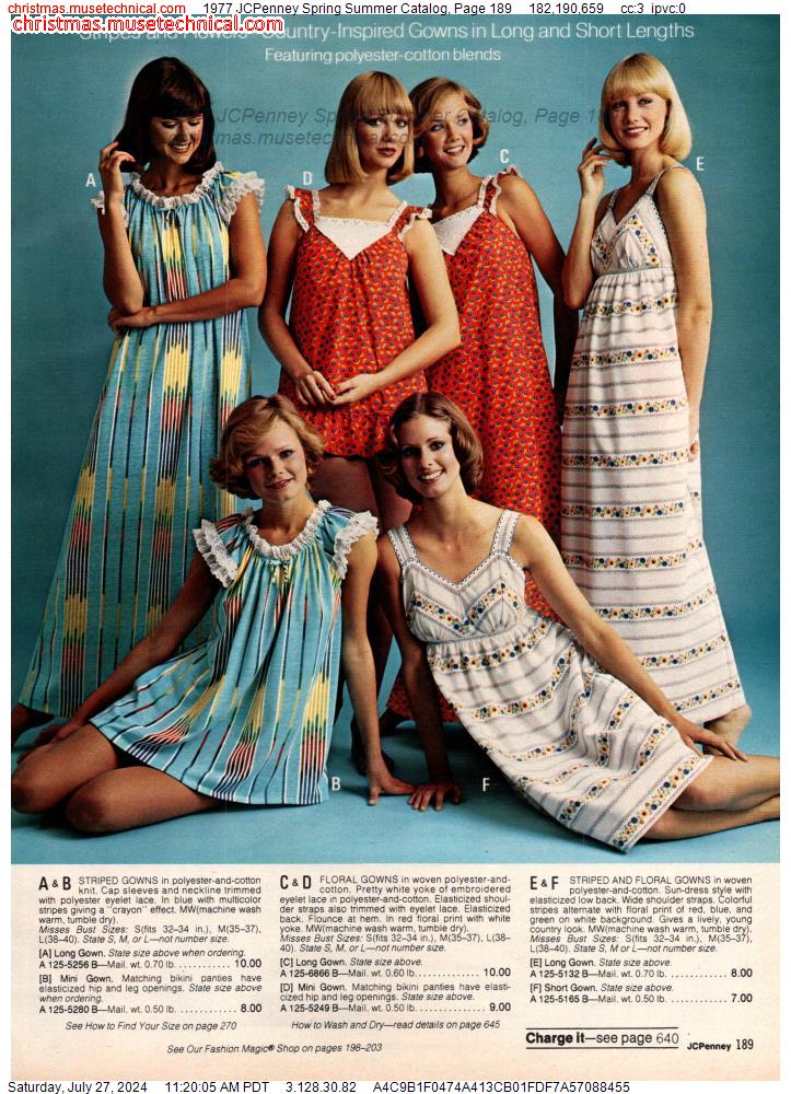 1977 JCPenney Spring Summer Catalog, Page 189