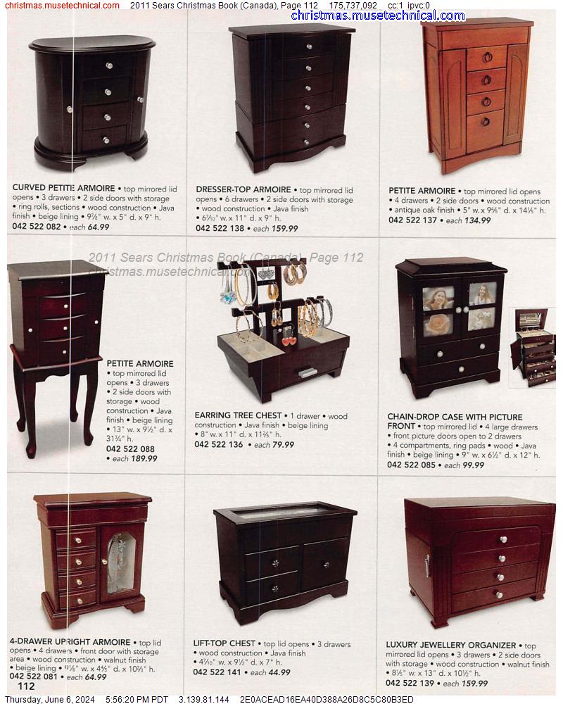 2011 Sears Christmas Book (Canada), Page 112