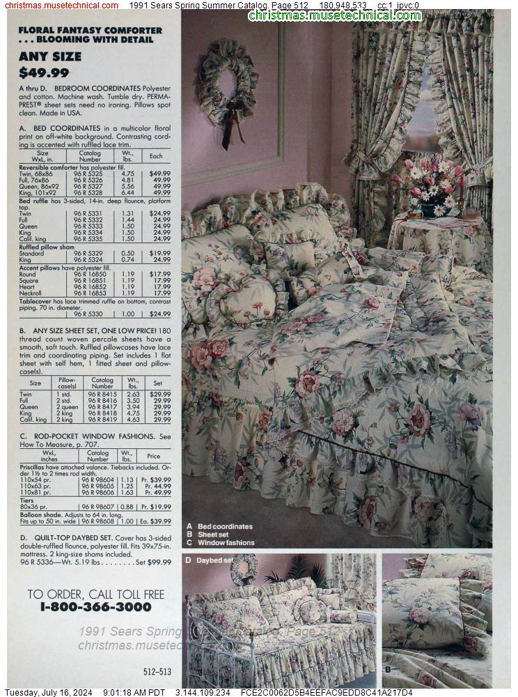 1991 Sears Spring Summer Catalog, Page 512
