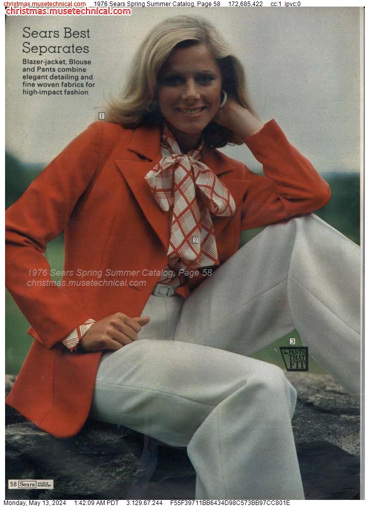 1976 Sears Spring Summer Catalog, Page 58