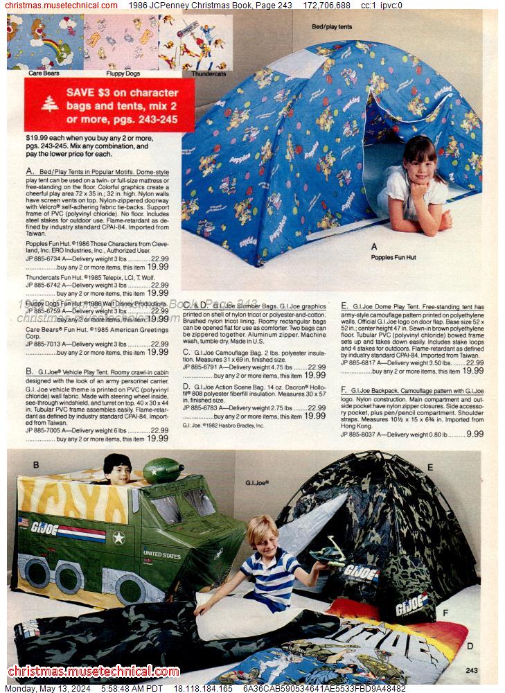 1986 JCPenney Christmas Book, Page 243