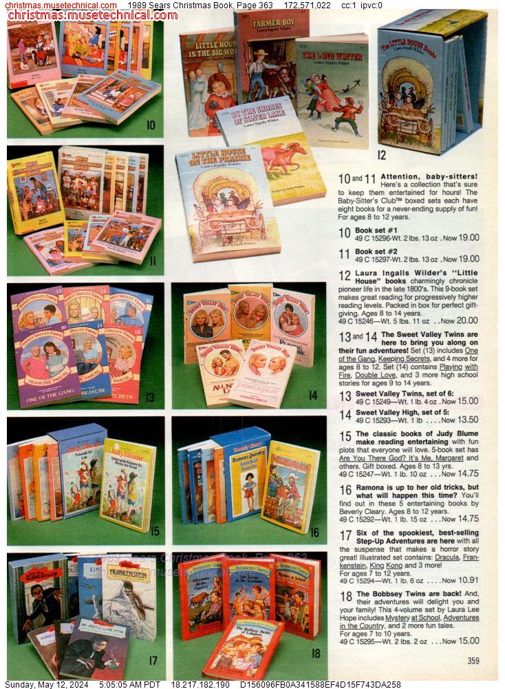 1989 Sears Christmas Book, Page 363