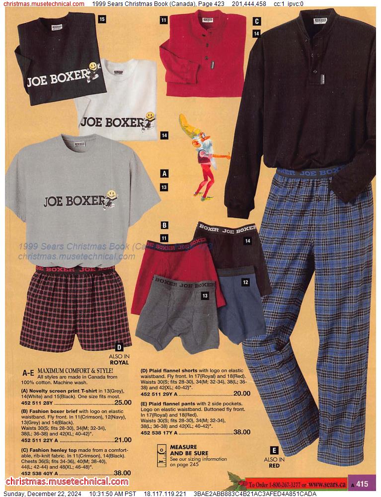 1999 Sears Christmas Book (Canada), Page 423