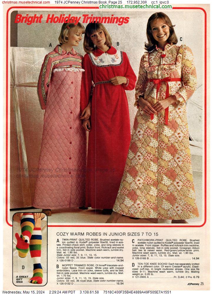 1974 JCPenney Christmas Book, Page 25