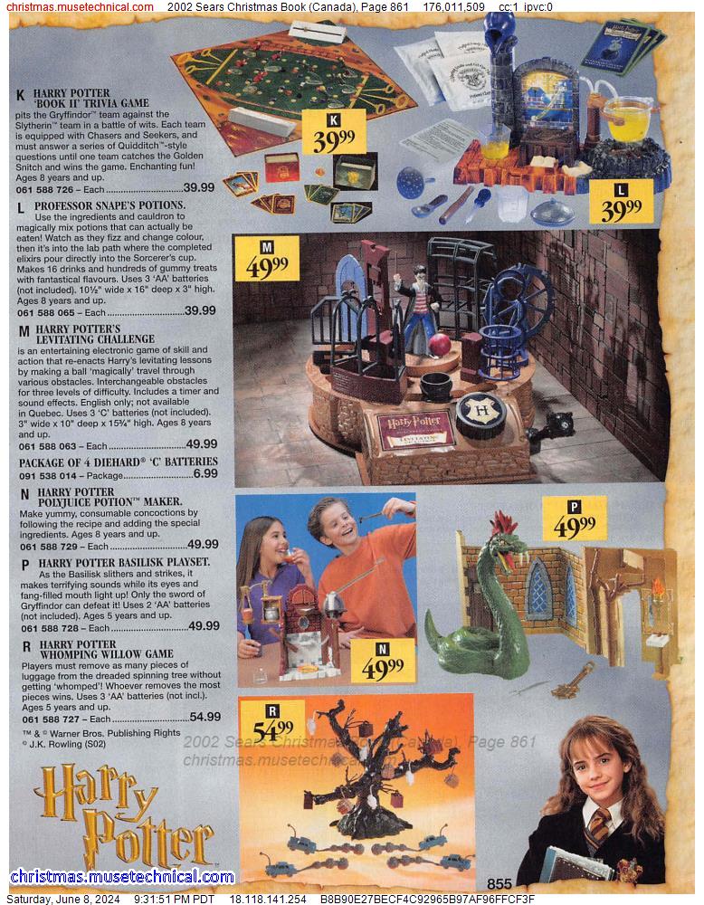 2002 Sears Christmas Book (Canada), Page 861