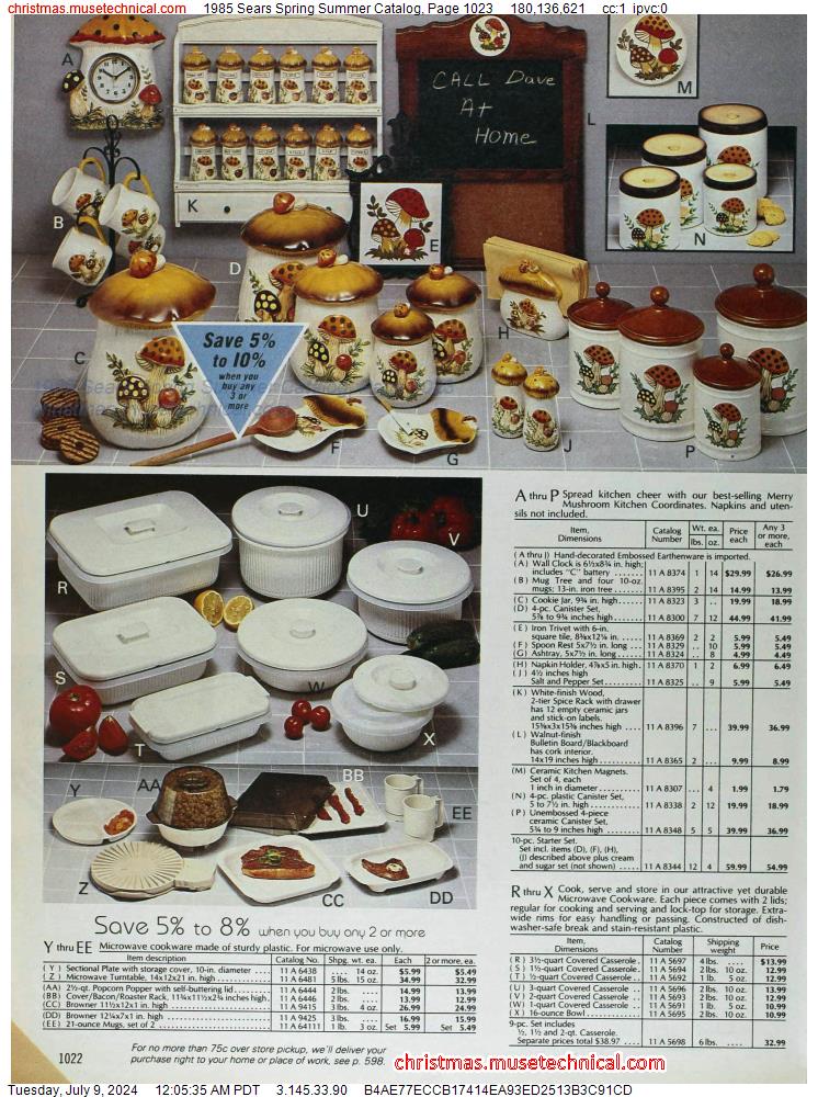 1985 Sears Spring Summer Catalog, Page 1023