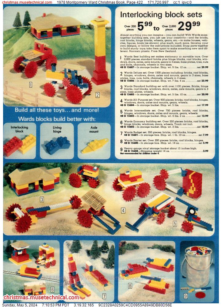 1978 Montgomery Ward Christmas Book, Page 422
