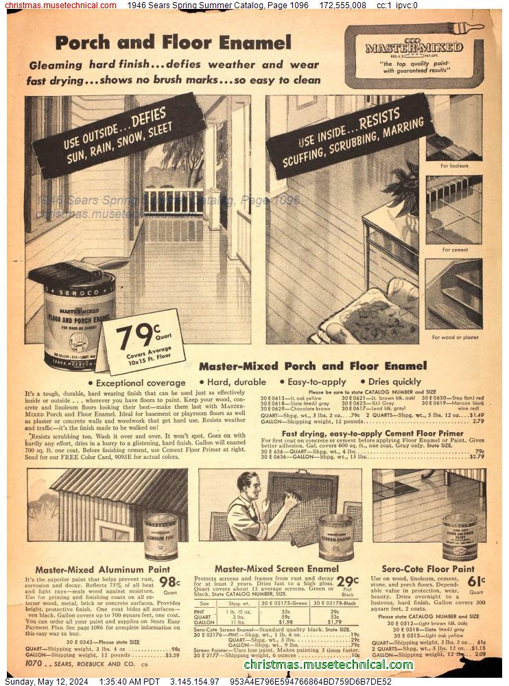 1946 Sears Spring Summer Catalog, Page 1096