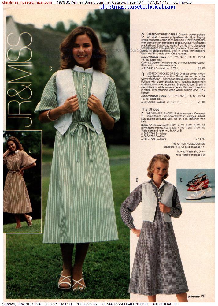 1979 JCPenney Spring Summer Catalog, Page 137