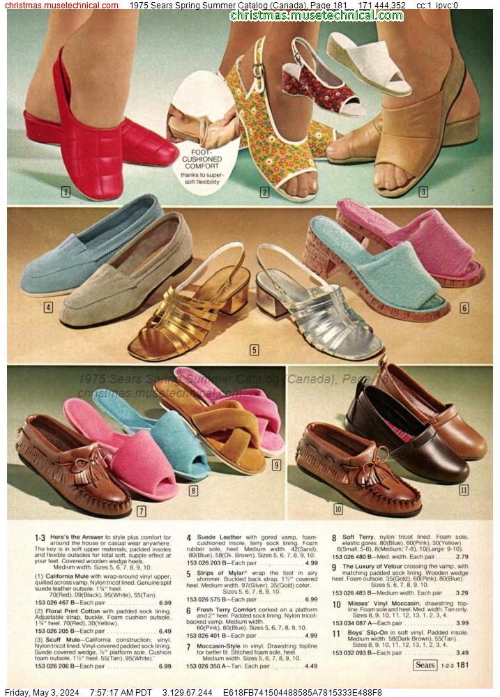 1975 Sears Spring Summer Catalog (Canada), Page 181