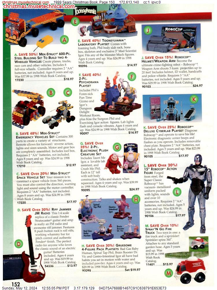 1999 Sears Christmas Book, Page 150