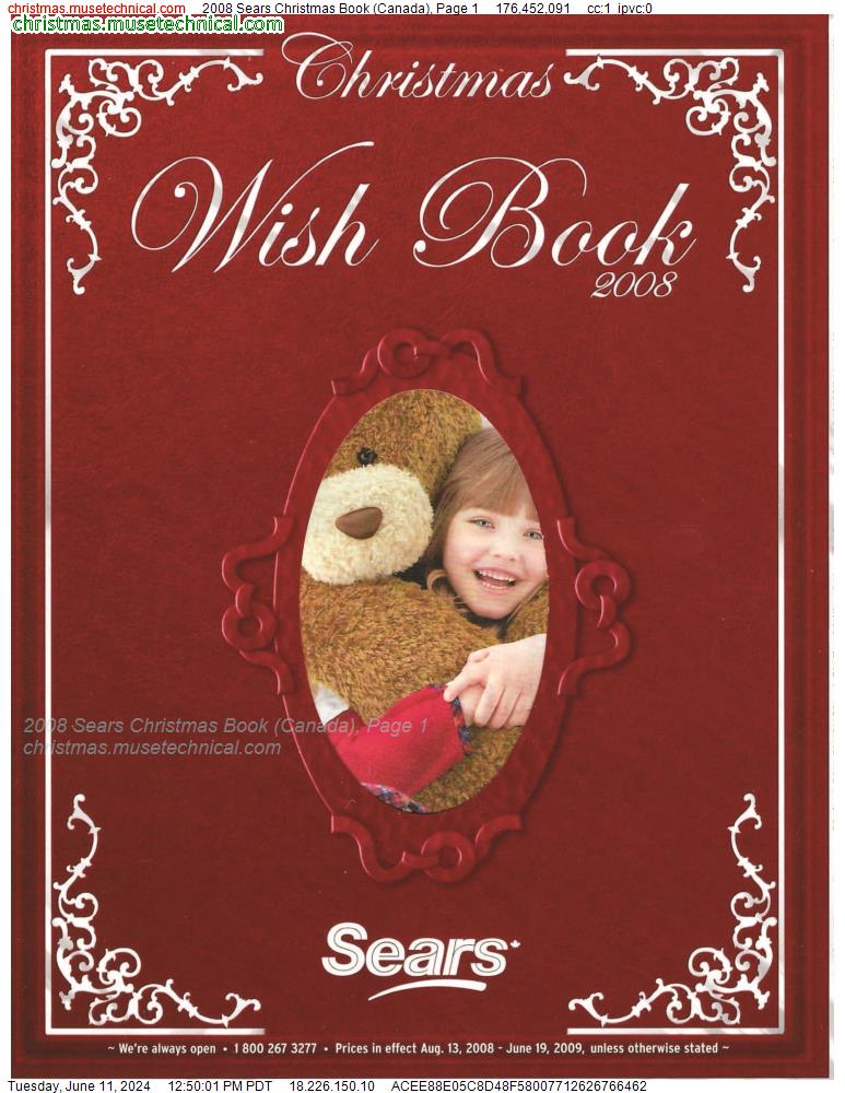 2008 Sears Christmas Book (Canada), Page 1