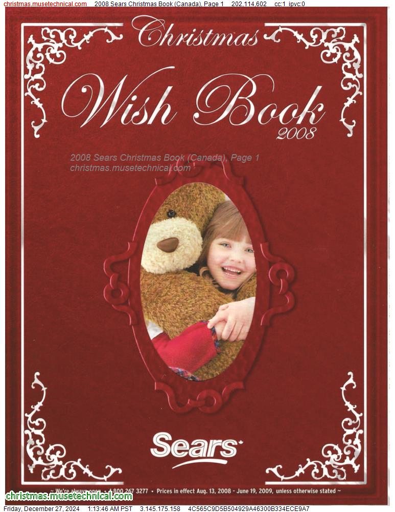 2008 Sears Christmas Book (Canada), Page 1