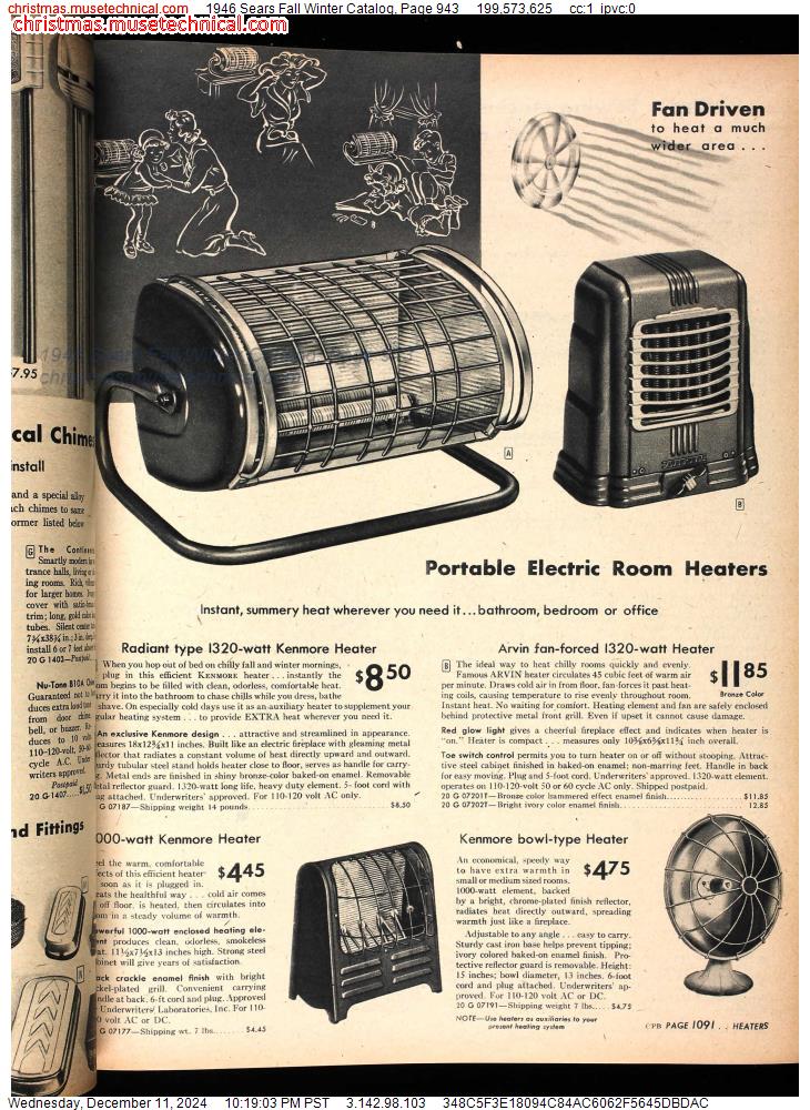 1946 Sears Fall Winter Catalog, Page 943