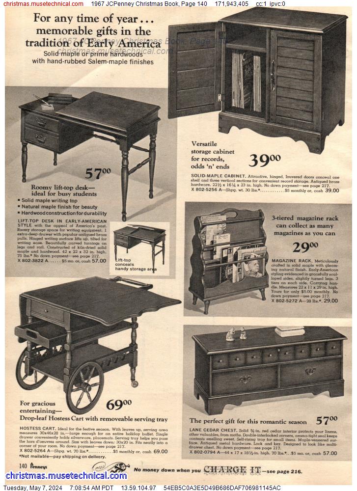 1967 JCPenney Christmas Book, Page 140