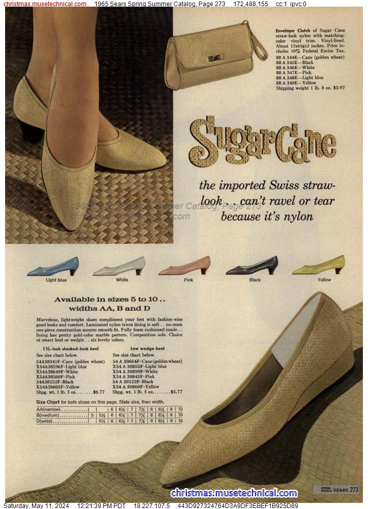 1965 Sears Spring Summer Catalog, Page 273