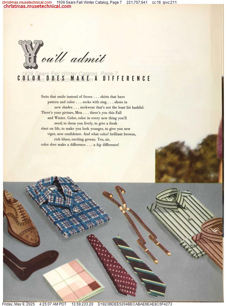 1939 Sears Fall Winter Catalog, Page 7